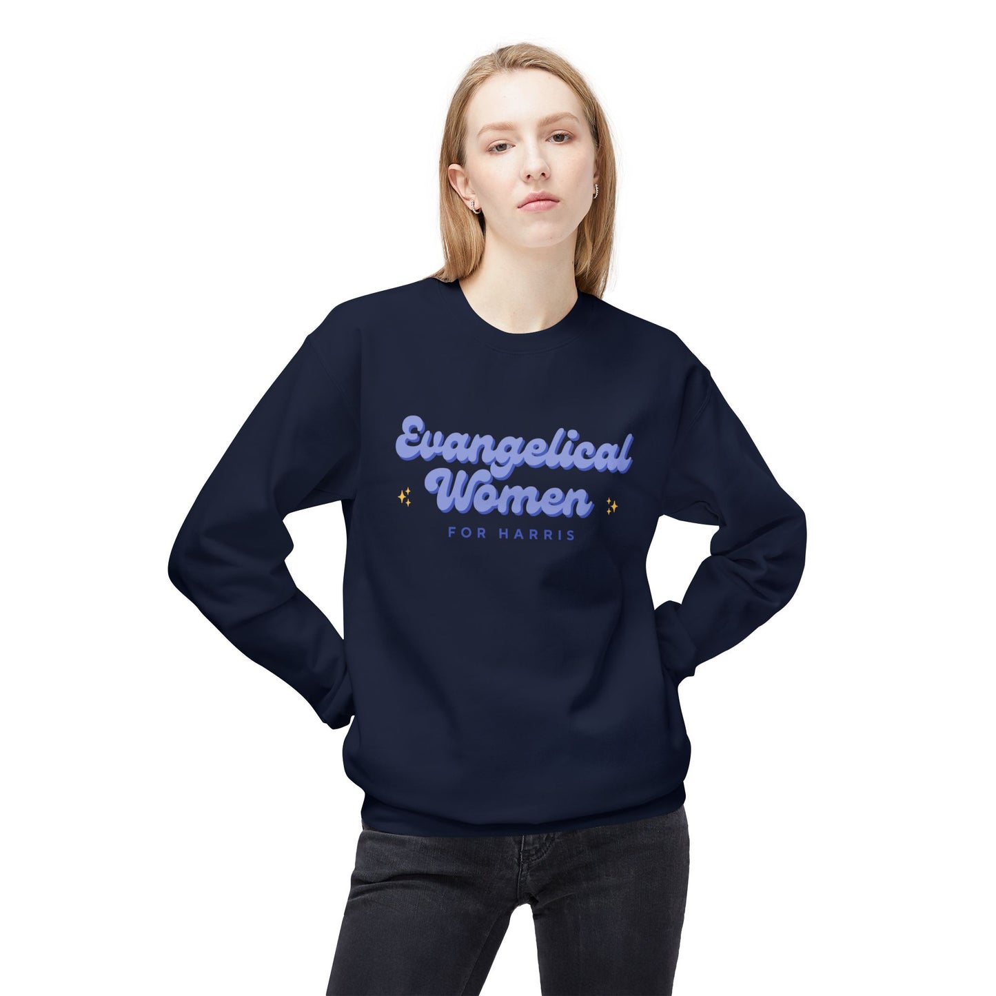 Evangelical Women For Harris Crewneck Sweatshirt