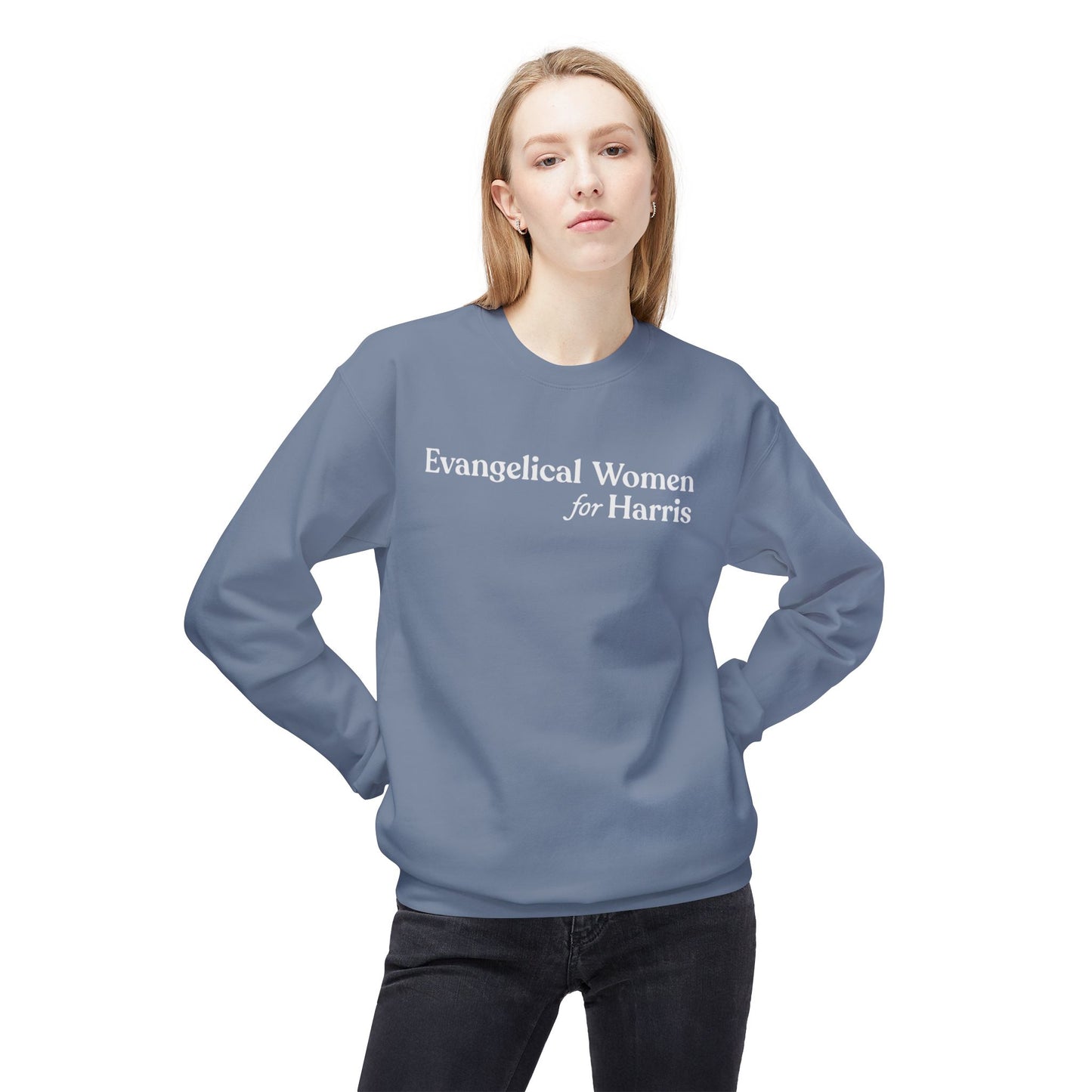 Evangelical Women For Harris Crewneck Sweatshirt