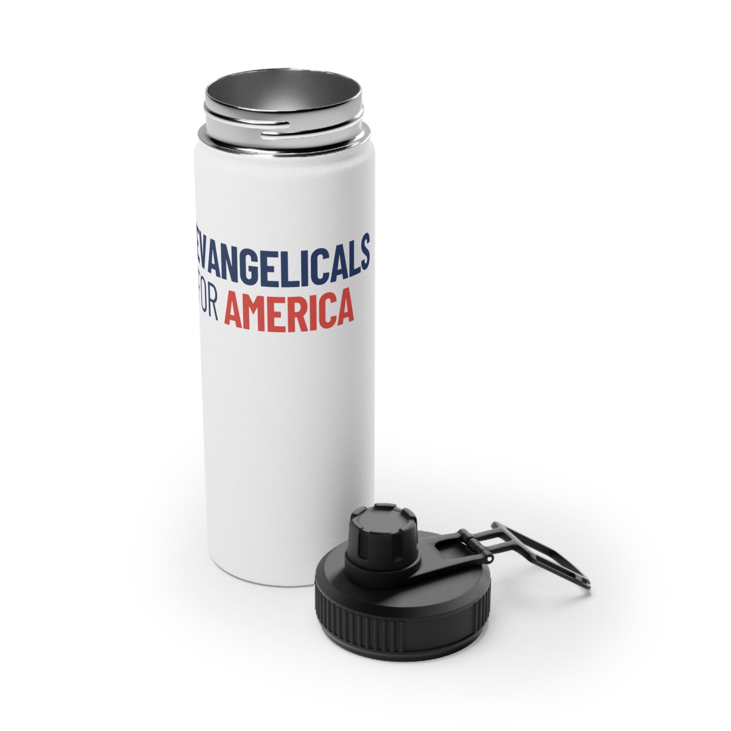 Evangelicals For America Steel Water Bottle (Sports Lid)