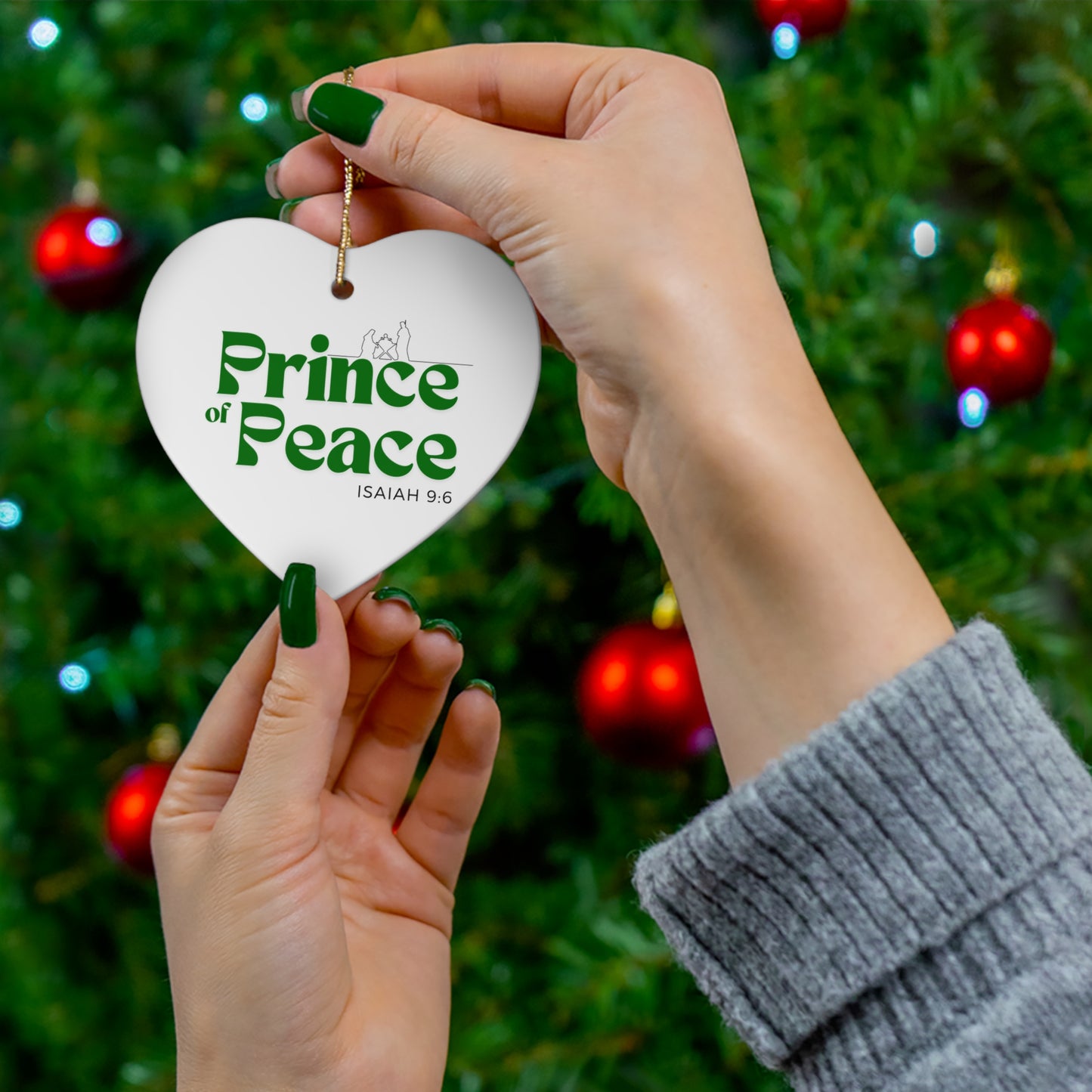 Prince of Peace Ceramic Ornament