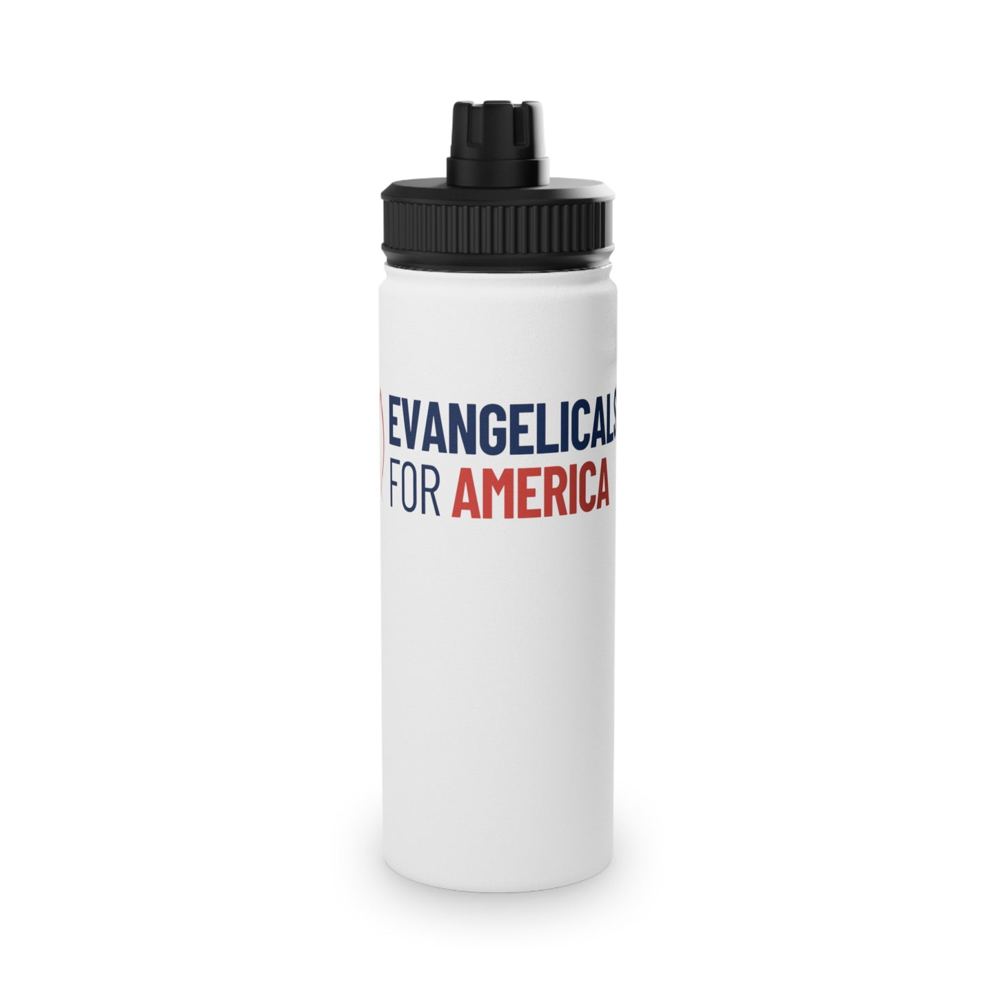 Evangelicals For America Steel Water Bottle (Sports Lid)