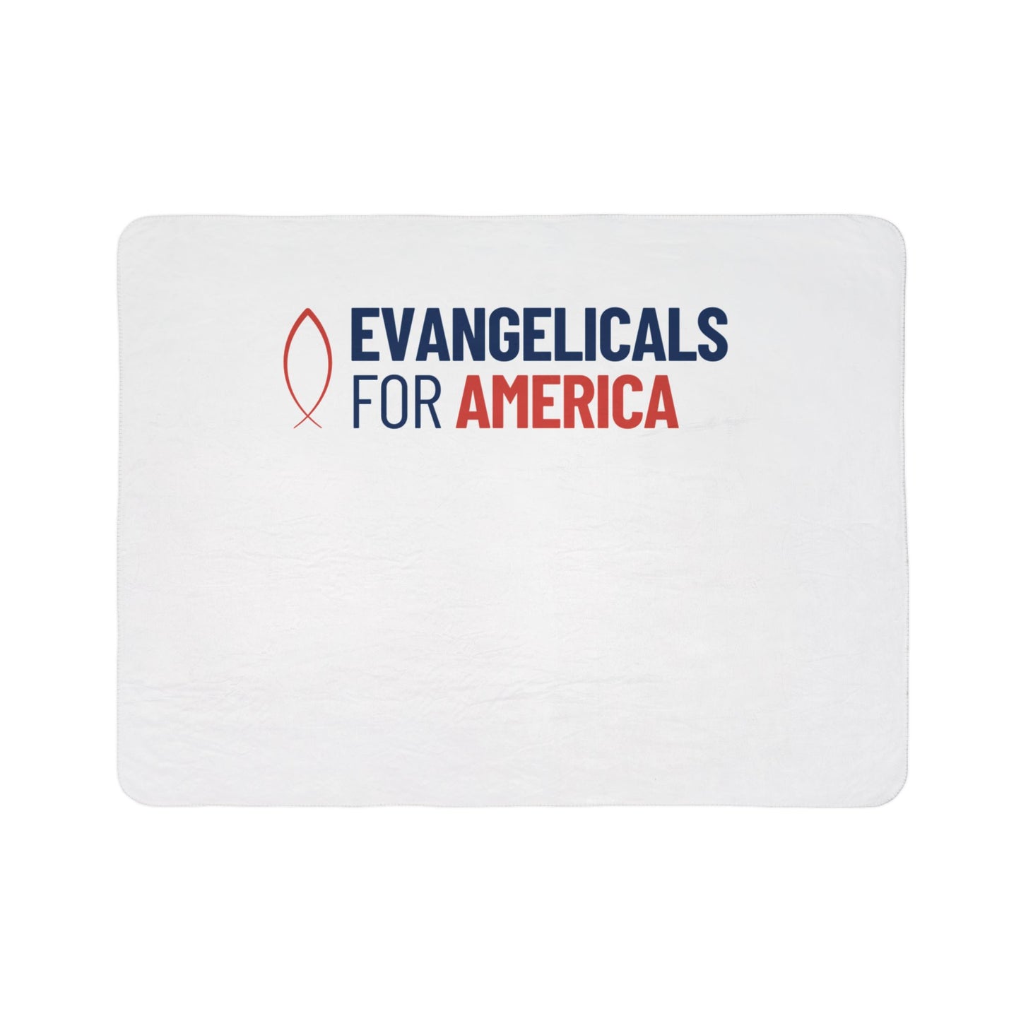 Evangelicals For America Fleece Sherpa Blanket