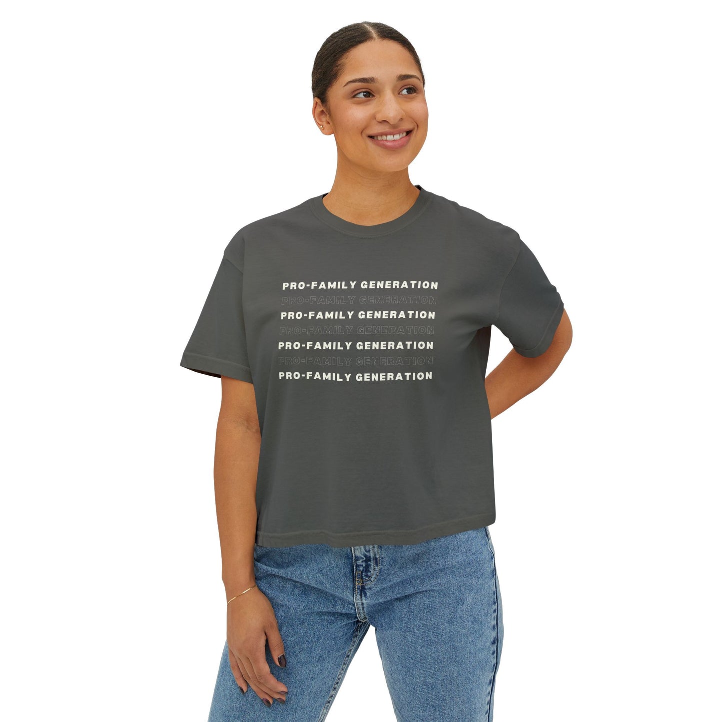 Pro-Family Generation Boxy Tee