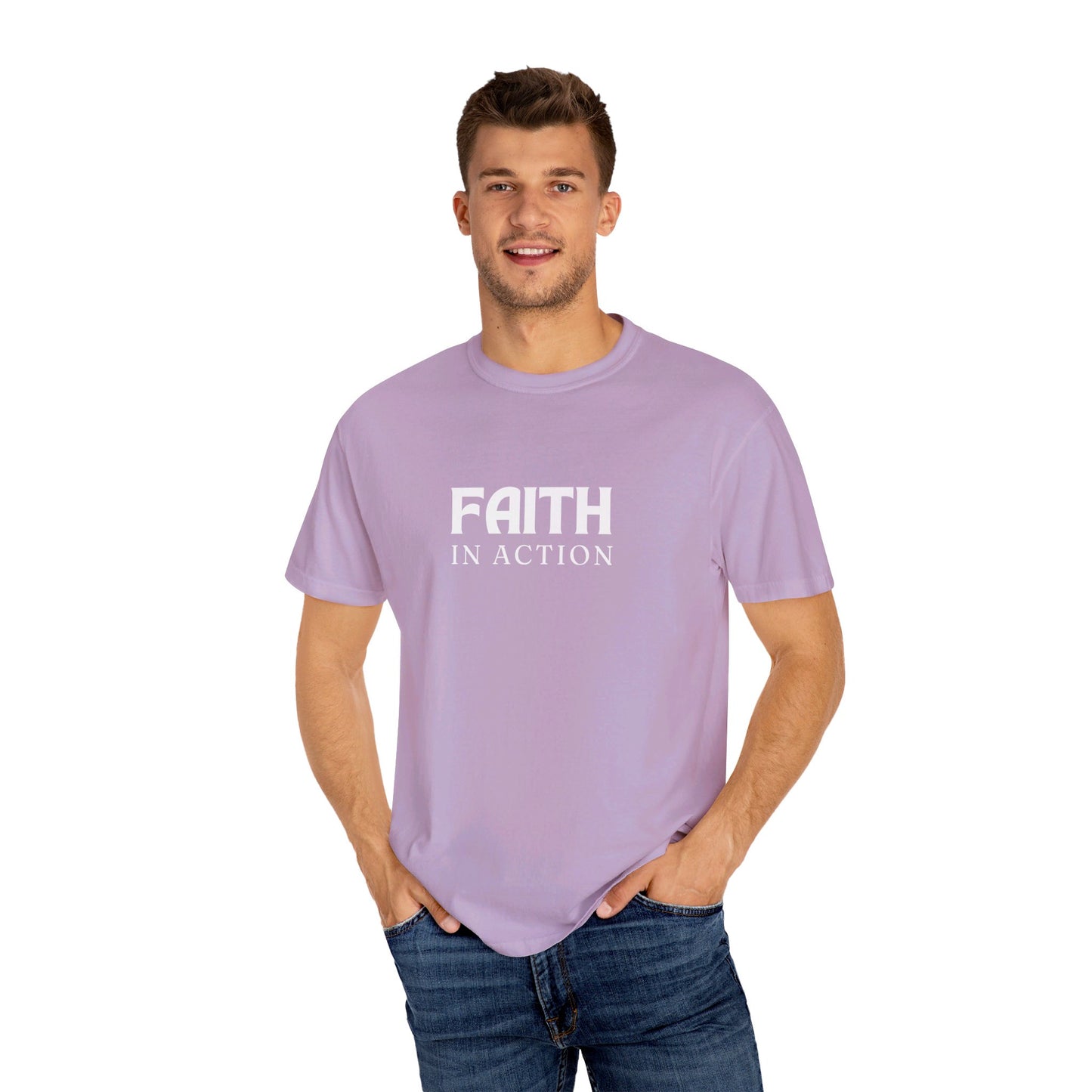 Faith in Action - Unisex Garment-Dyed T-shirt