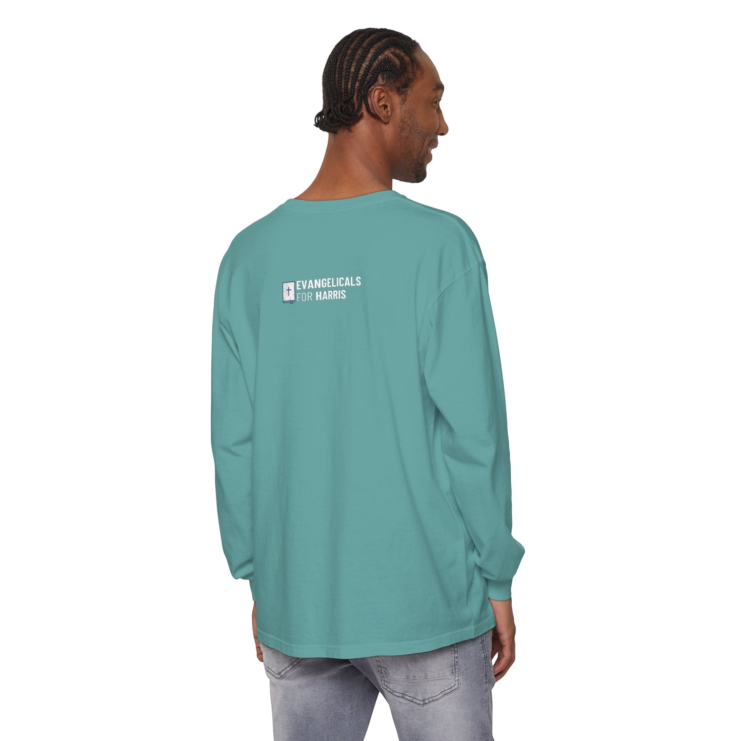 We Are All God's Children - Unisex Garment-dyed Long Sleeve T-Shirt