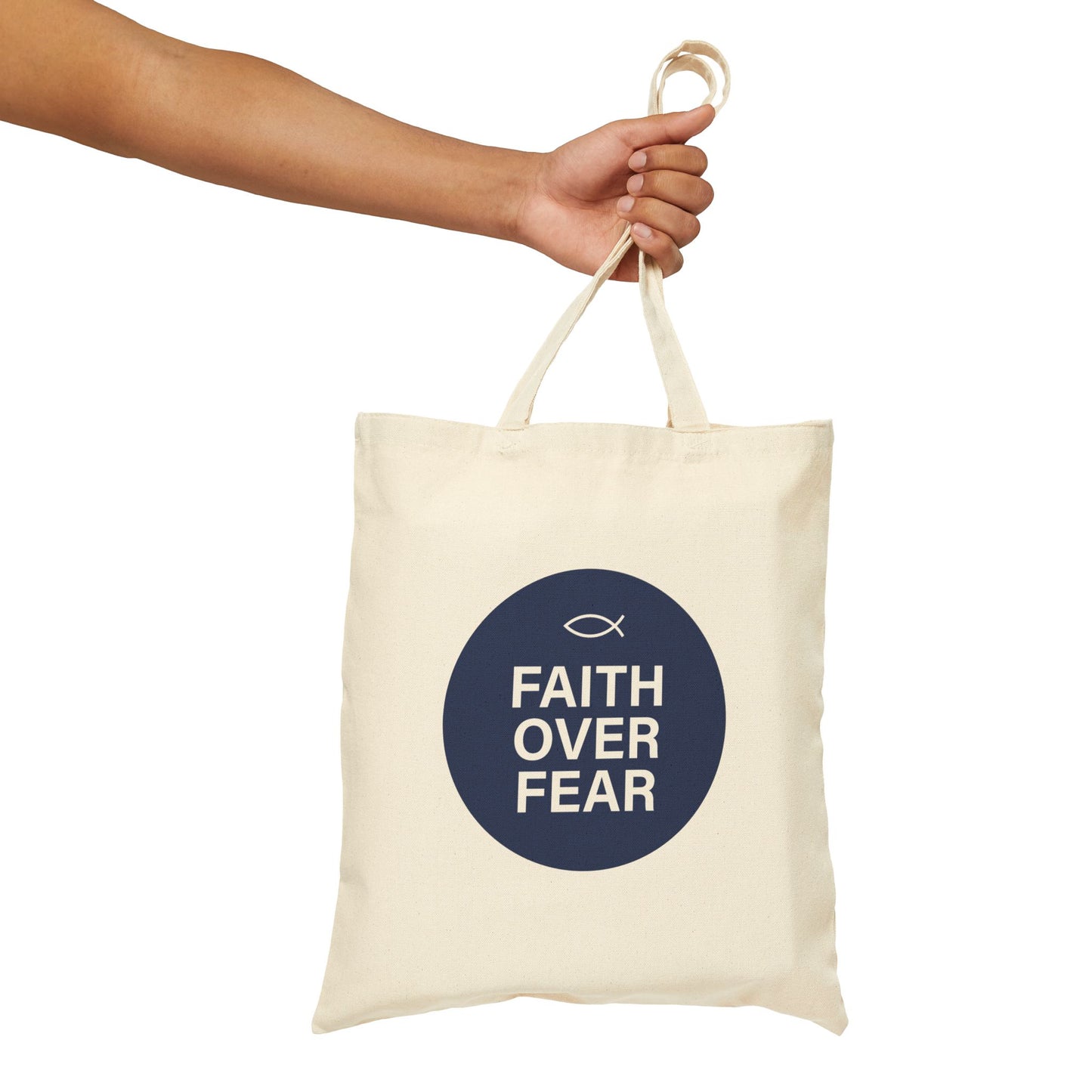 Evangelicals For America x Faith Over Fear Canvas Tote