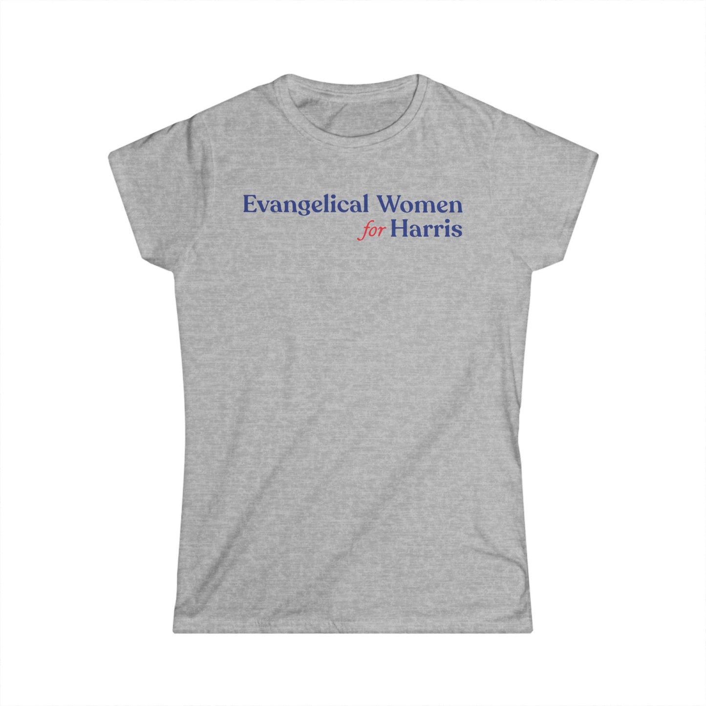 Evangelical Women For Harris Softstyle Women's Tee