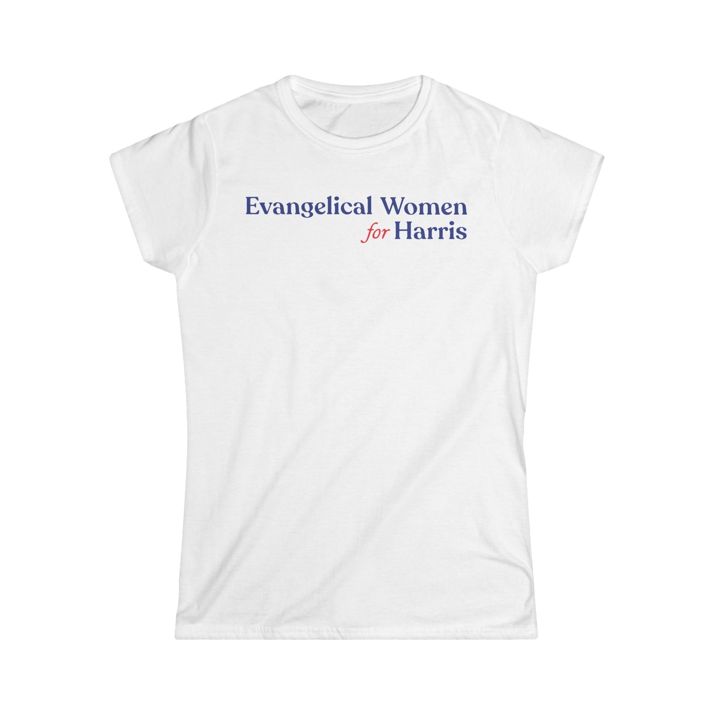 Evangelical Women For Harris Softstyle Women's Tee