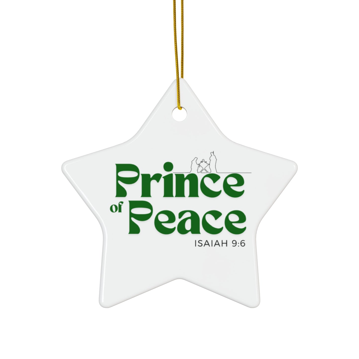 Prince of Peace Ceramic Ornament