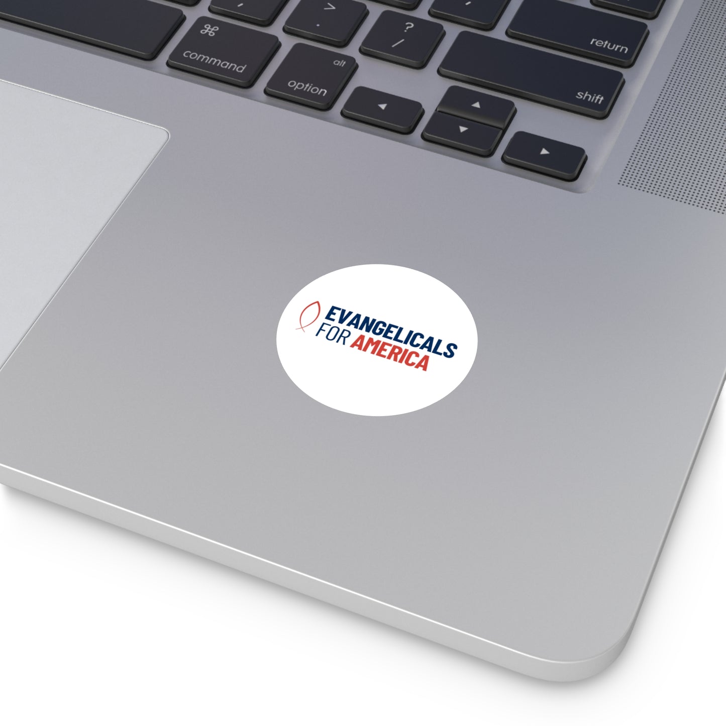 Evangelicals For America Round Vinyl Sticker