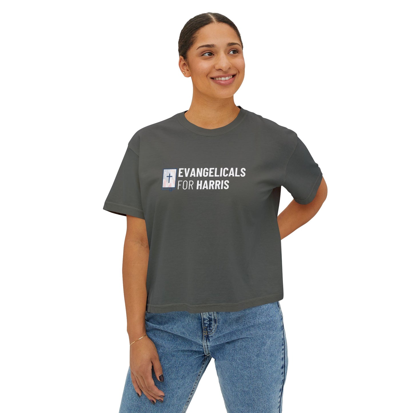 Evangelicals For Harris Women's Boxy Tee