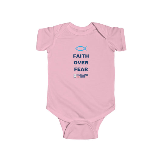 Faith Over Fear Baby Onesie