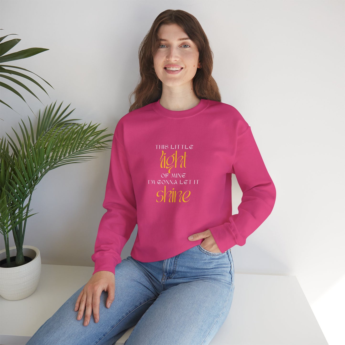 This Little Light of Mine Unisex Heavy Blend™ Crewneck Sweatshirt